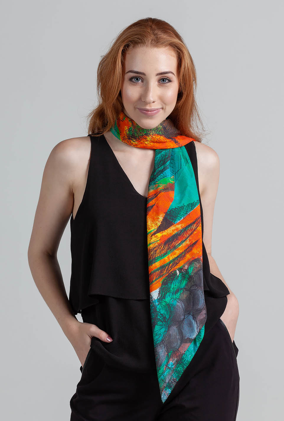 Lila and Me The Vineyard silk scarves.