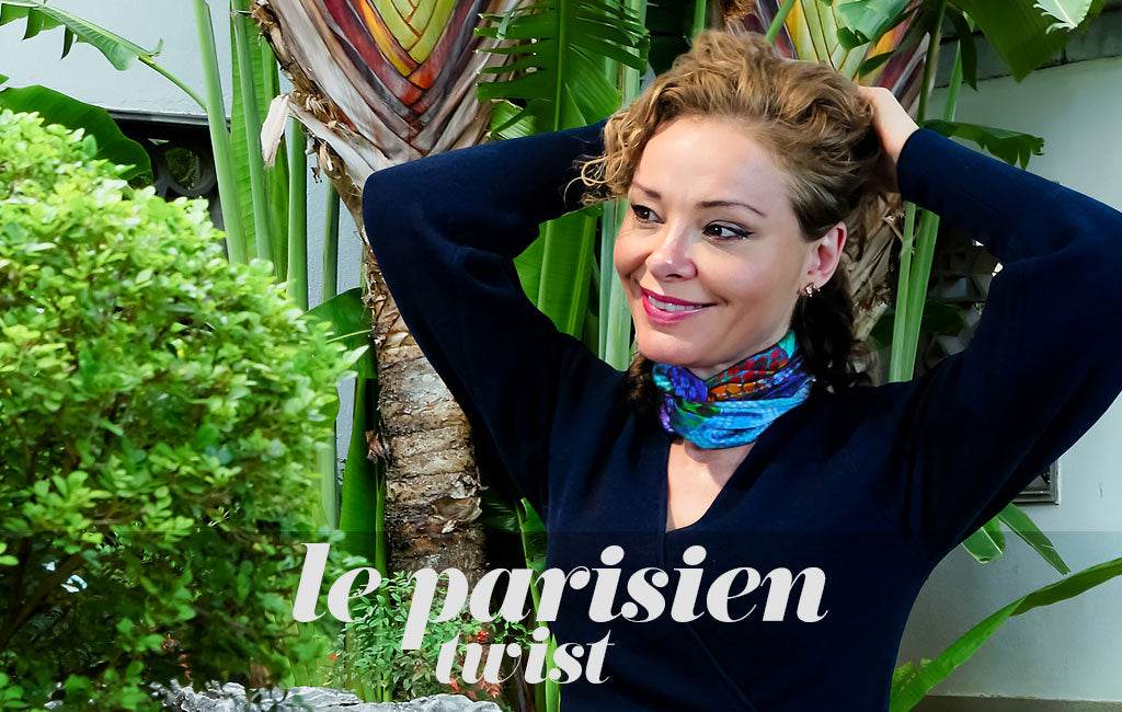 HOW TO TIE A SCARF - LE PARISIEN TWIST