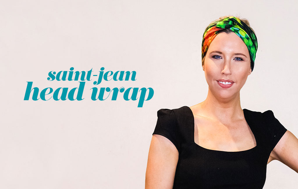 HOW TO TIE A SCARF: SAINT-JEAN HEAD WRAP