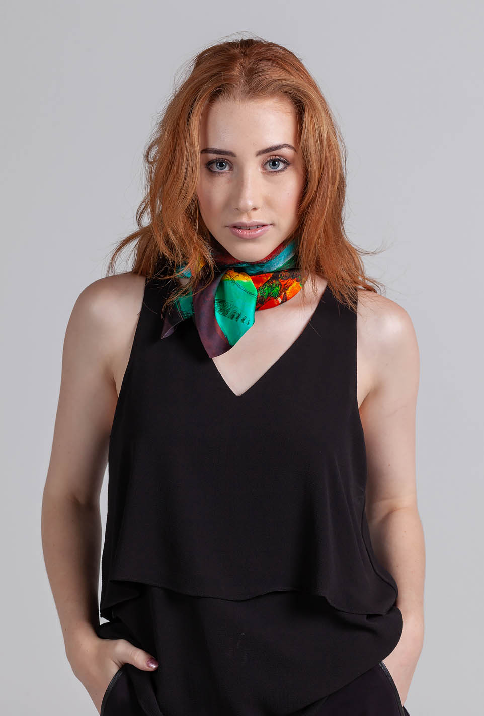 Womens' Designer Silk Scarves