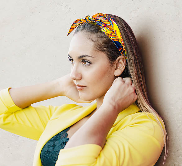 Lila and Me the Spellbound Glare Silk Scarf